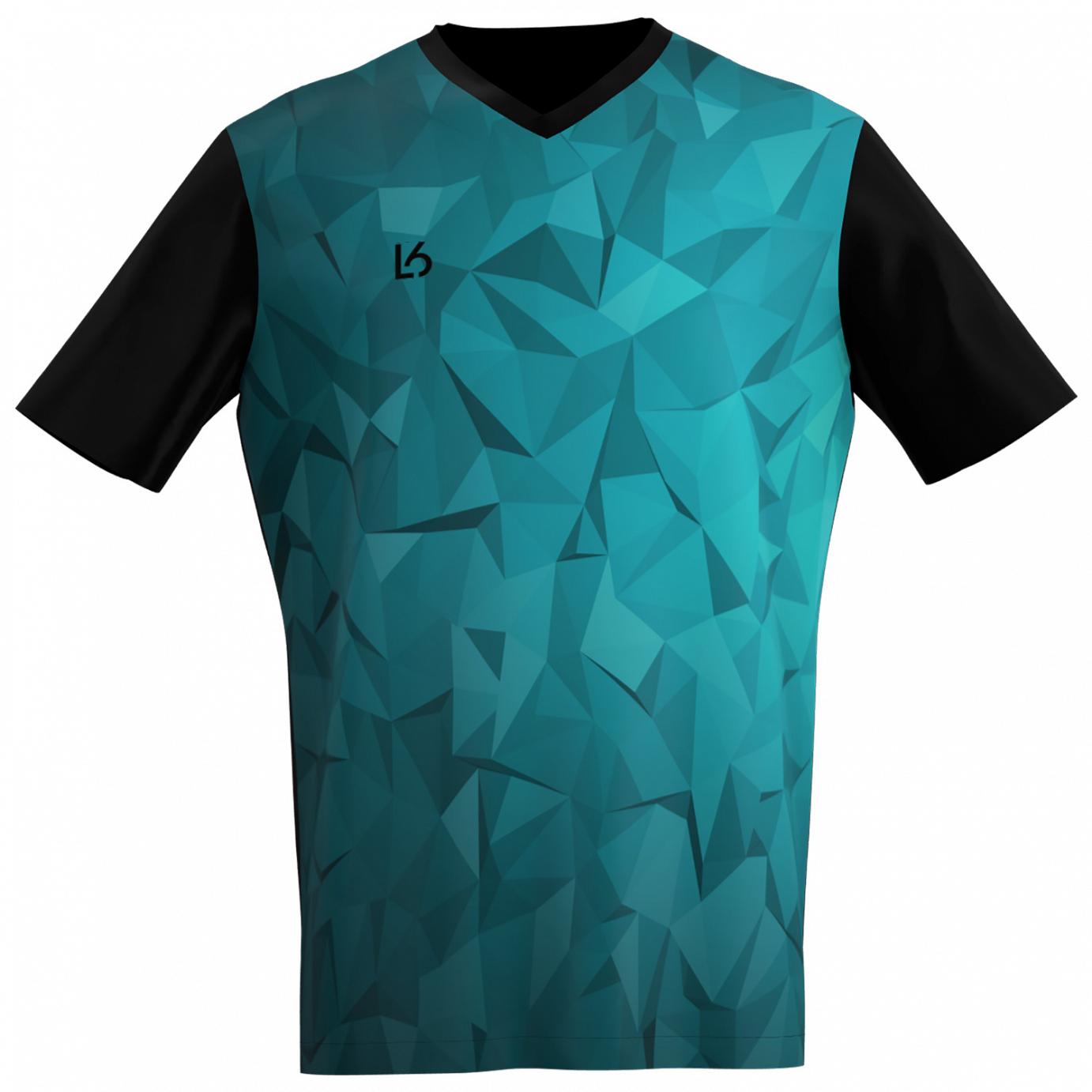 L6 V-Neck Trikot - Polygon IceBlue