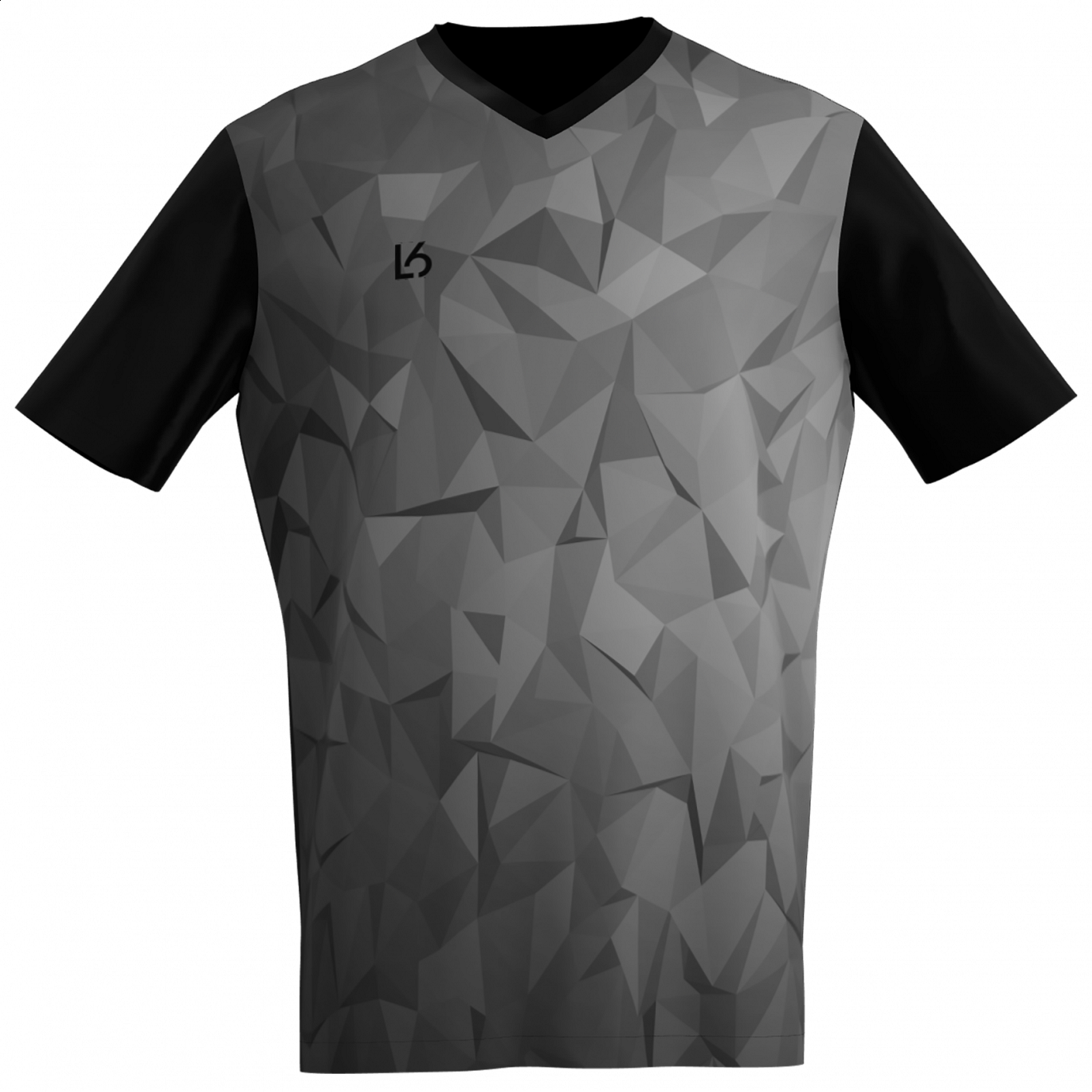 L6 V-Neck Trikot - Polygon Silver